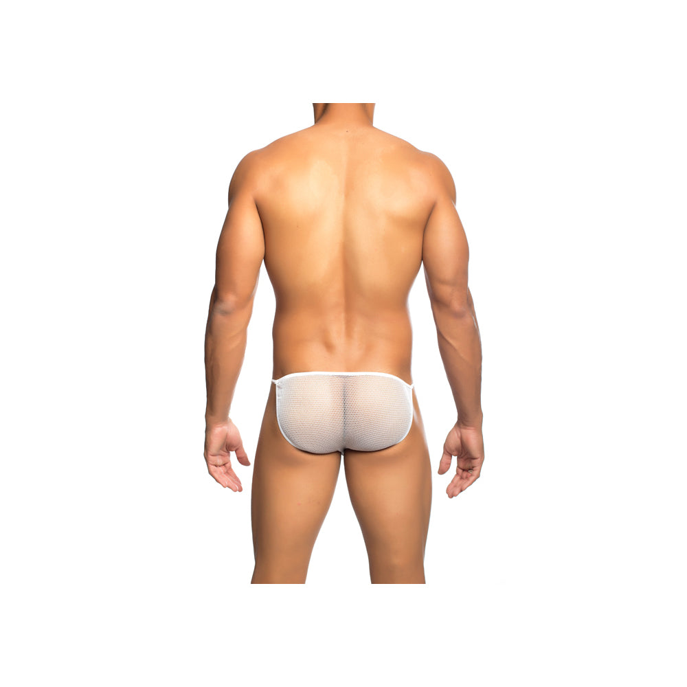 Mesh Bikini White L/Xl | 741360719705 | Available at EroticWarehouse.com