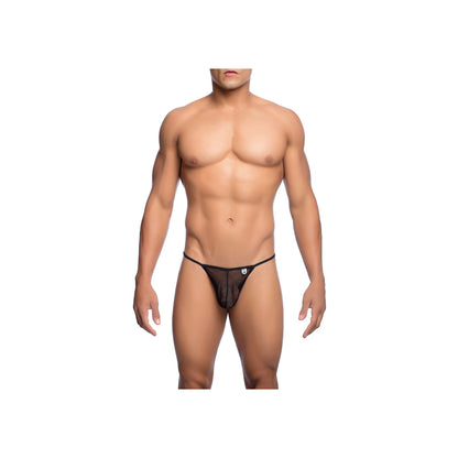 Mesh Boy Thong Black S/M | 741360719774 | Available at EroticWarehouse.com