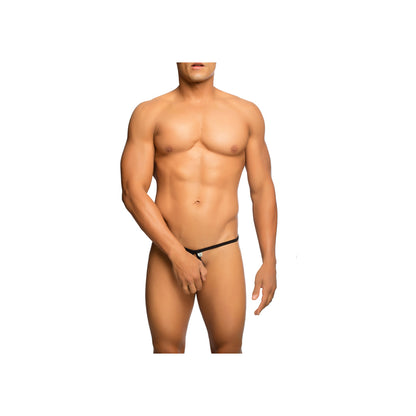 Tear Drop Thong Black L/Xl | 741360719842 | Available at EroticWarehouse.com