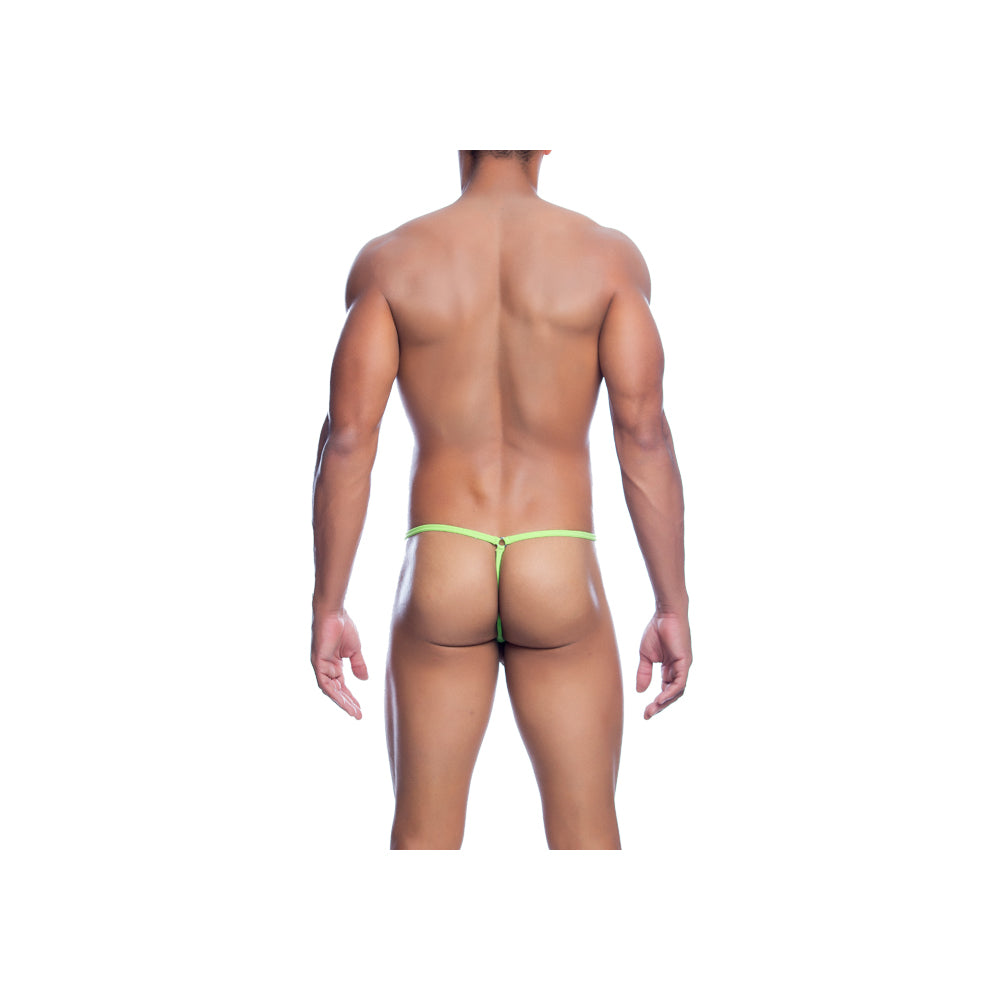Tear Drop Thong Green S/M | 741360719859 | Available at EroticWarehouse.com