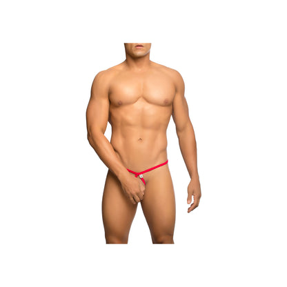Tear Drop Thong Red S/M | 741360719910 | Available at EroticWarehouse.com