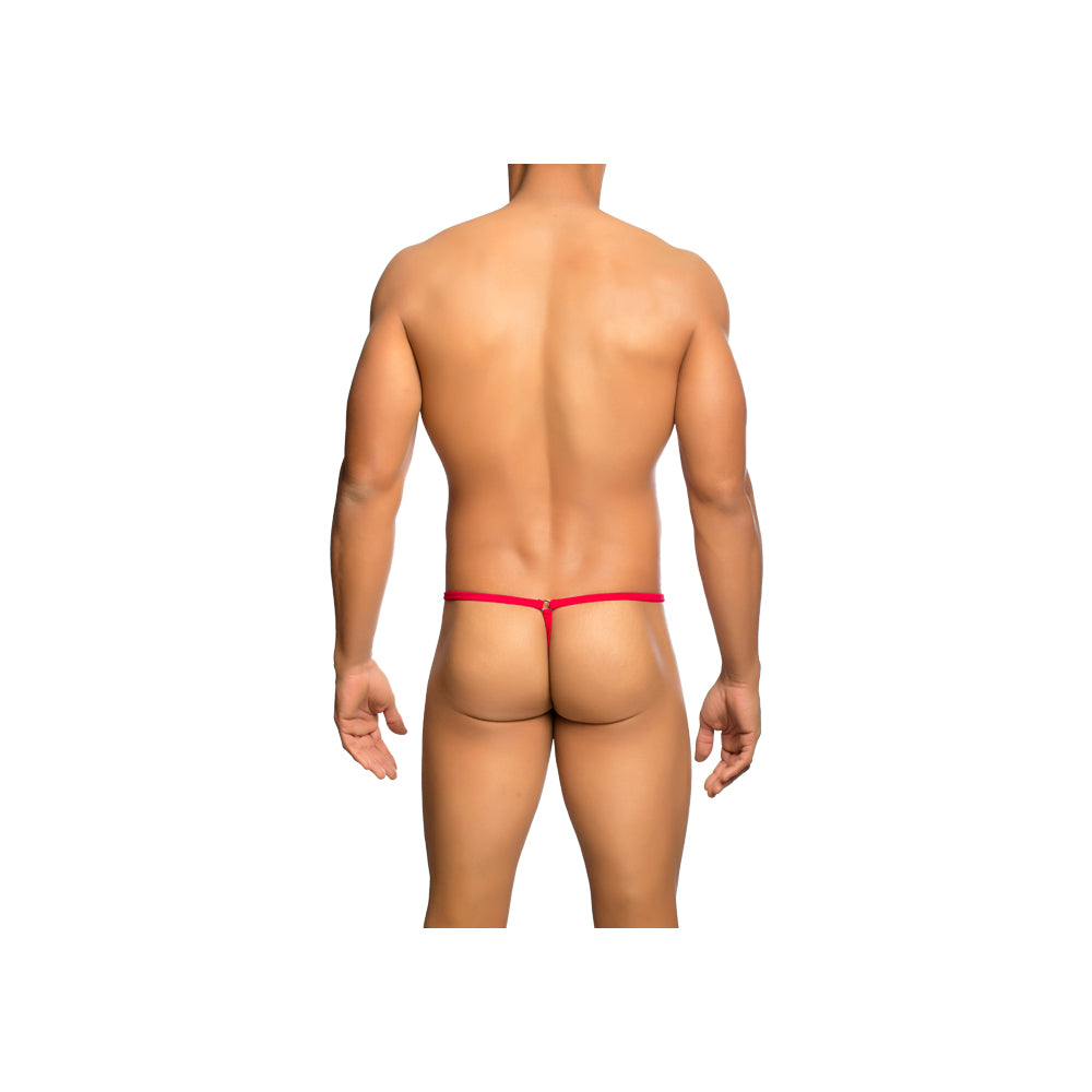 Tear Drop Thong Red S/M | 741360719910 | Available at EroticWarehouse.com