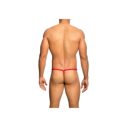 Tear Drop Thong Red S/M | 741360719910 | Available at EroticWarehouse.com