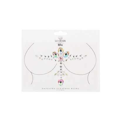 Le Desir Dazzling Cleavage Bling Sticker | 7423522446478 | Available at EroticWarehouse.com