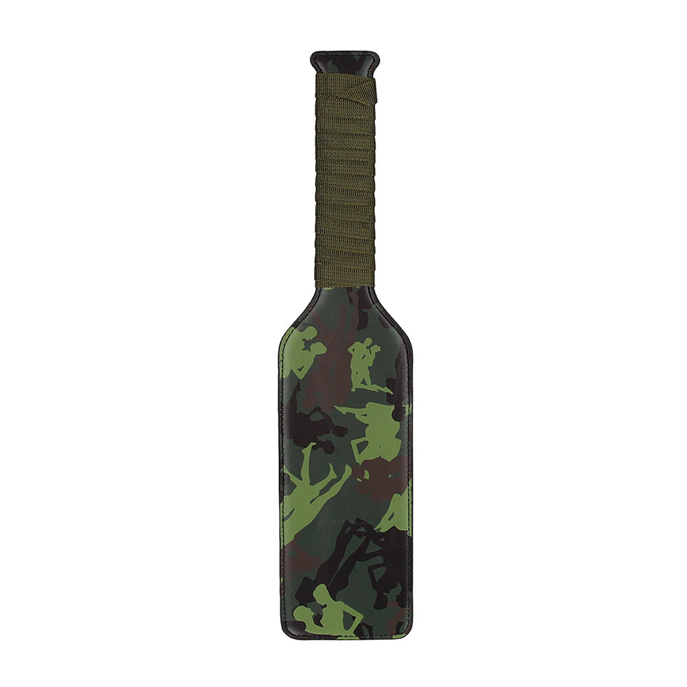 Ouch! Paddle Army Theme Green | 7423522485422 | Available at EroticWarehouse.com