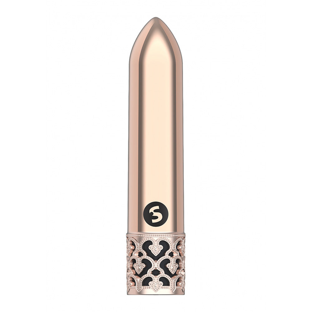 Royal Gems Glitz Rechargeable Abs Bullet Rose Gold | 7423522521595 | Available at EroticWarehouse.com