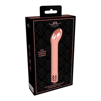 Royal Gems Jewel Rechargeable Abs Bullet Rose Gold | 7423522523537 | Available at EroticWarehouse.com