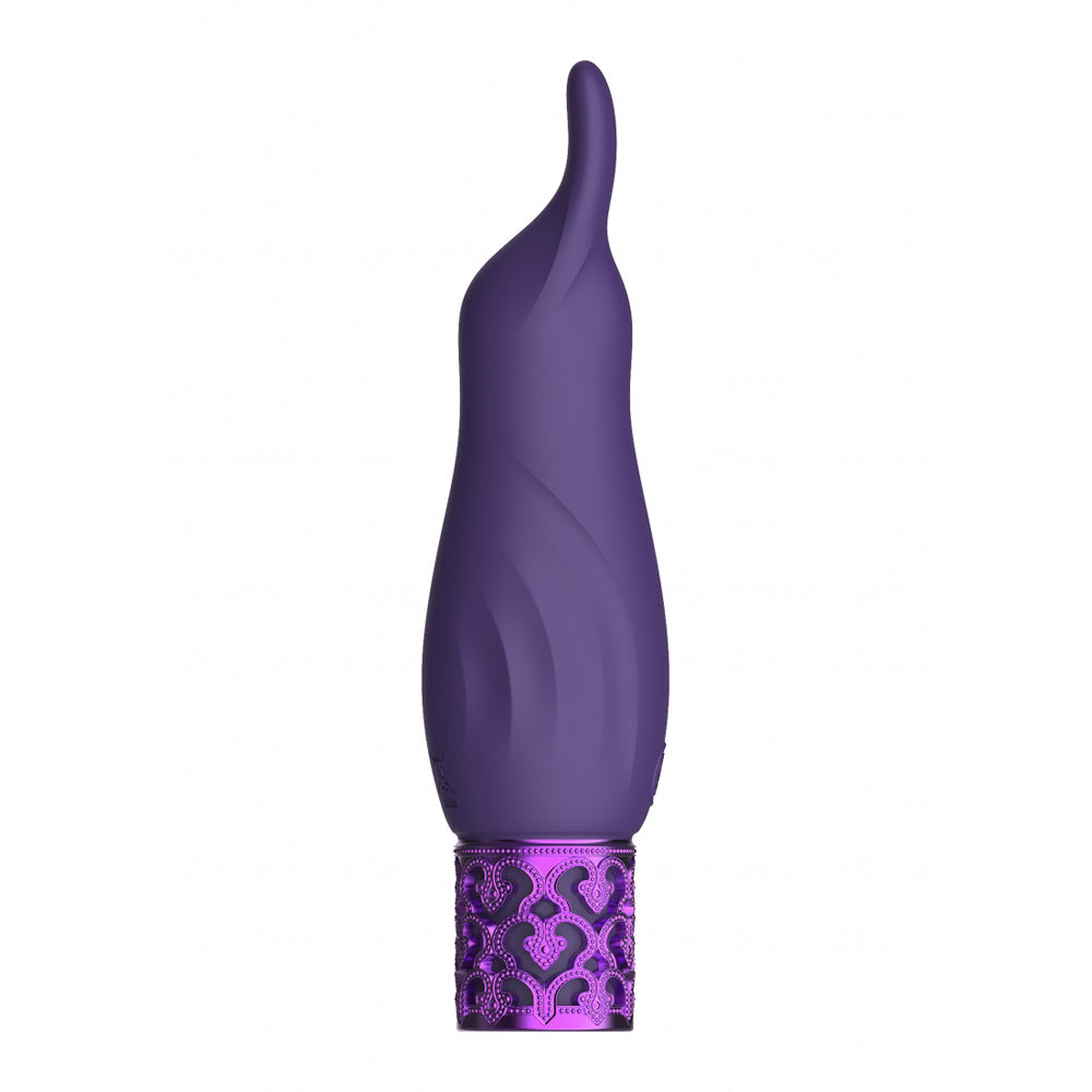 Royal Gems Sparkle Rechargeable Silicone Bullet Purple | 7423522523599 | Available at EroticWarehouse.com