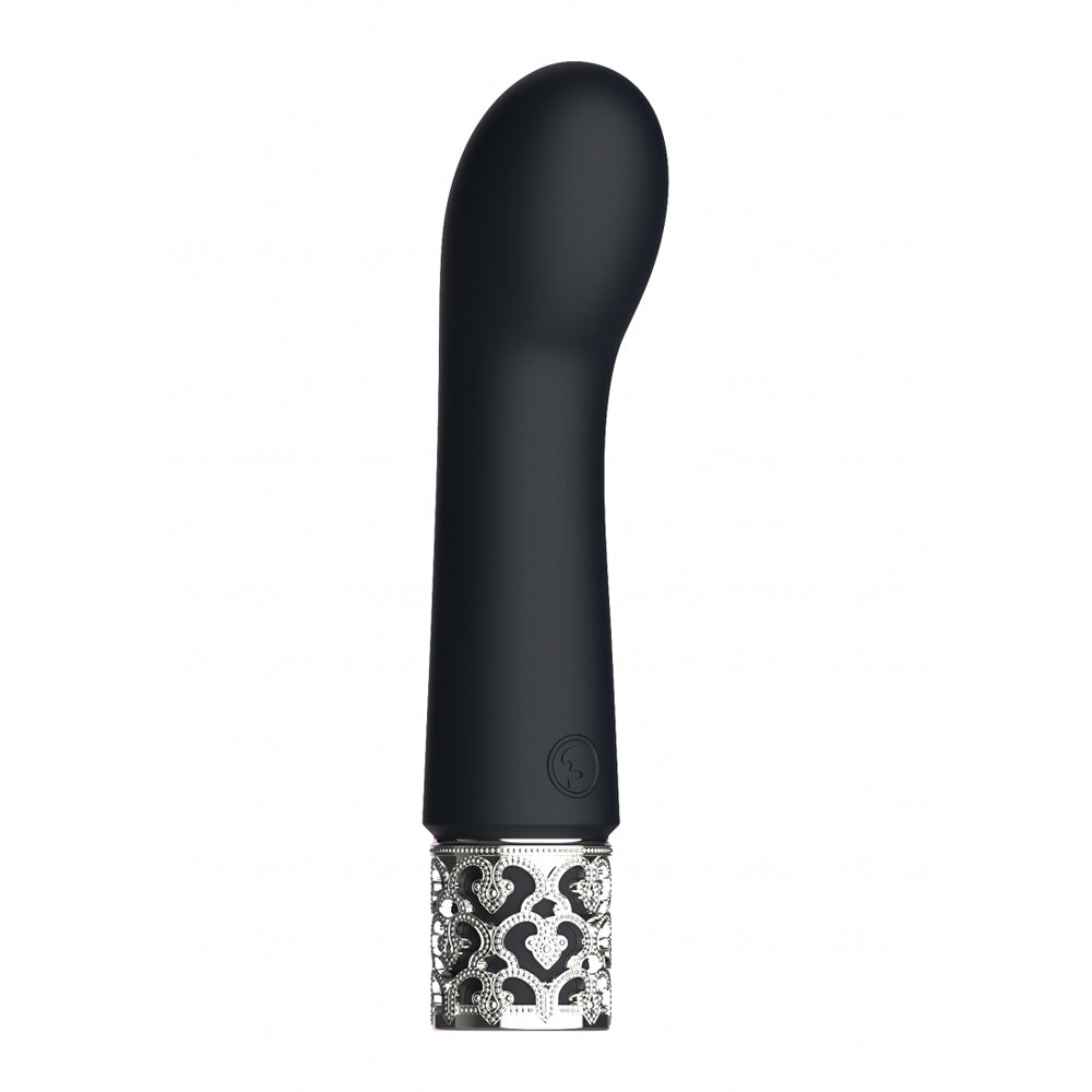 Royal Gems Bijou Rechargeable Silicone Bullet Black | 7423522524527 | Available at EroticWarehouse.com
