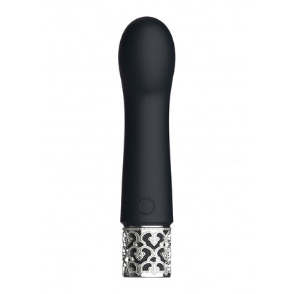Royal Gems Bijou Rechargeable Silicone Bullet Black | 7423522524527 | Available at EroticWarehouse.com