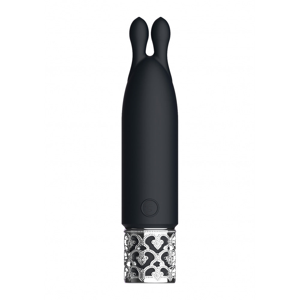 Royal Gems Twinkle Rechargeable Silicone Bullet Black | 7423522529553 | Available at EroticWarehouse.com