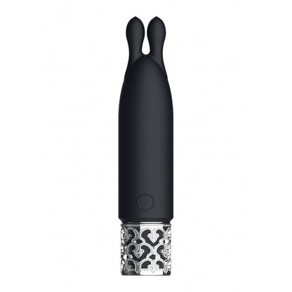 Royal Gems Twinkle Rechargeable Silicone Bullet Black | 7423522529553 | Available at EroticWarehouse.com