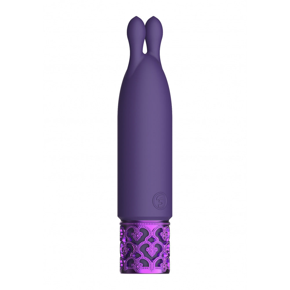 Royal Gems Twinkle Rechargeable Silicone Bullet Purple | 7423522529577 | Available at EroticWarehouse.com