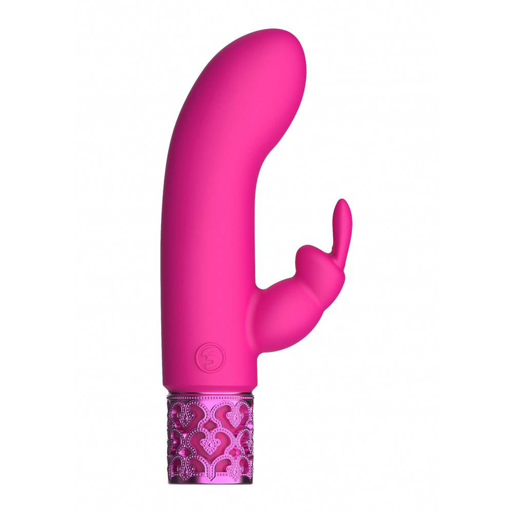 Royal Gems Dazzling Rechargeable Silicone Bullet Pink | 7423522530535 | Available at EroticWarehouse.com