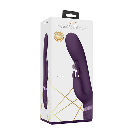 Tama Wave & Vibrating G-Spot Rabbit Purple | 7423522539514 | Available at EroticWarehouse.com