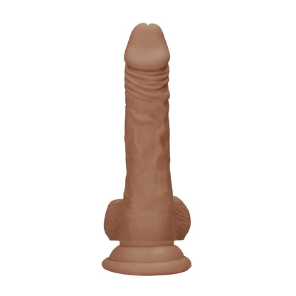 Realrock Dong With Testicles 7" Tan | 7423522547526 | Available at EroticWarehouse.com