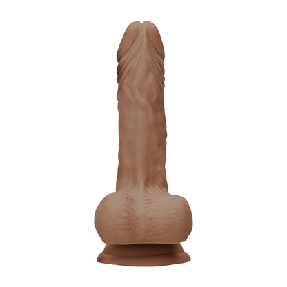 Realrock Dong With Testicles 8" Tan | 7423522547564 | Available at EroticWarehouse.com