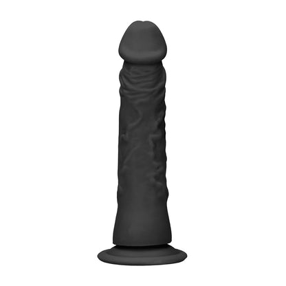 Realrock Dong Without Testicles 8" Black | 7423522548561 | Available at EroticWarehouse.com