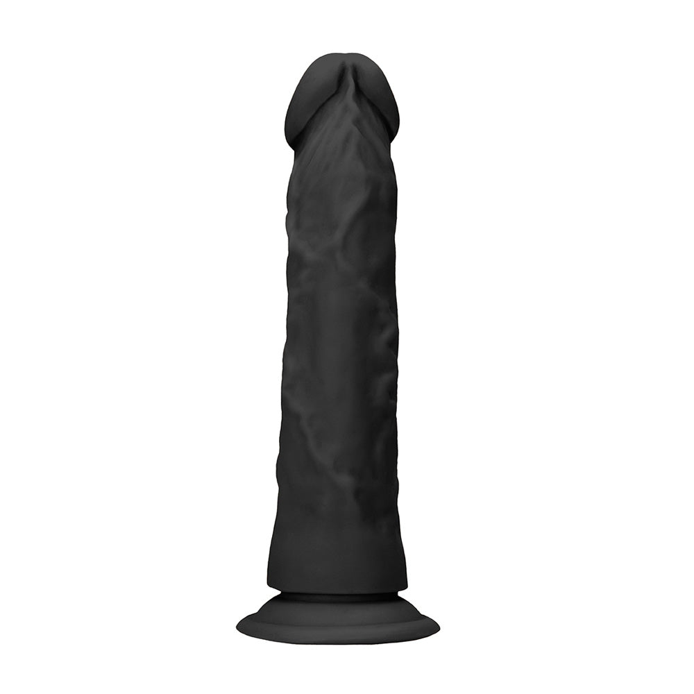 Realrock Dong Without Testicles 9" Black | 7423522548592 | Available at EroticWarehouse.com