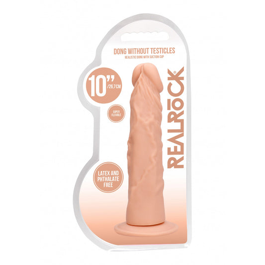 Realrock Dong Without Testicles 10" Flesh | 7423522549537 | Available at EroticWarehouse.com