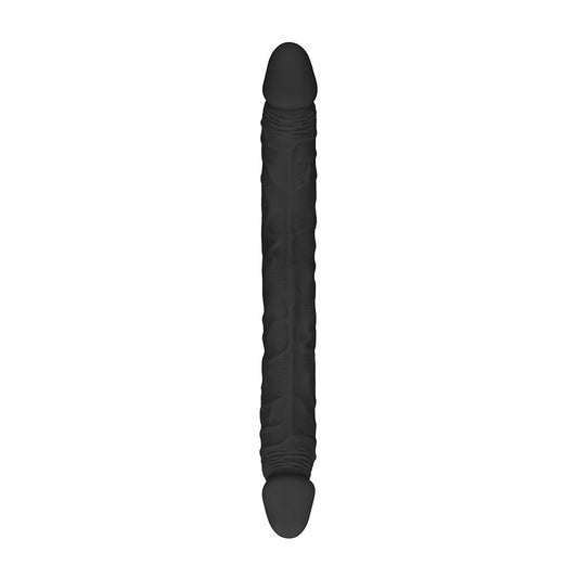 Realrock Double Dong 18" Black | 7423522549582 | Available at EroticWarehouse.com