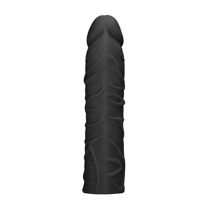 Realrock Penis Sleeve 7" Black | 7423522550519 | Available at EroticWarehouse.com