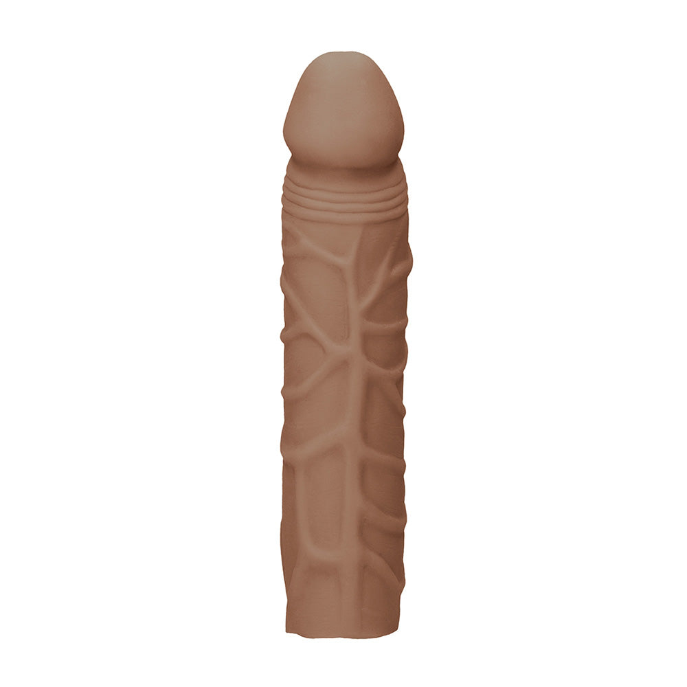 Realrock Penis Sleeve 7" Tan | 7423522550533 | Available at EroticWarehouse.com