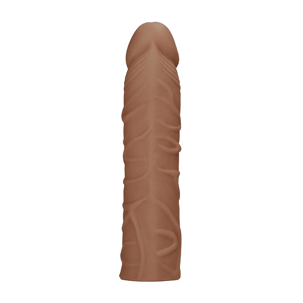 Realrock Penis Sleeve 7" Tan | 7423522550533 | Available at EroticWarehouse.com