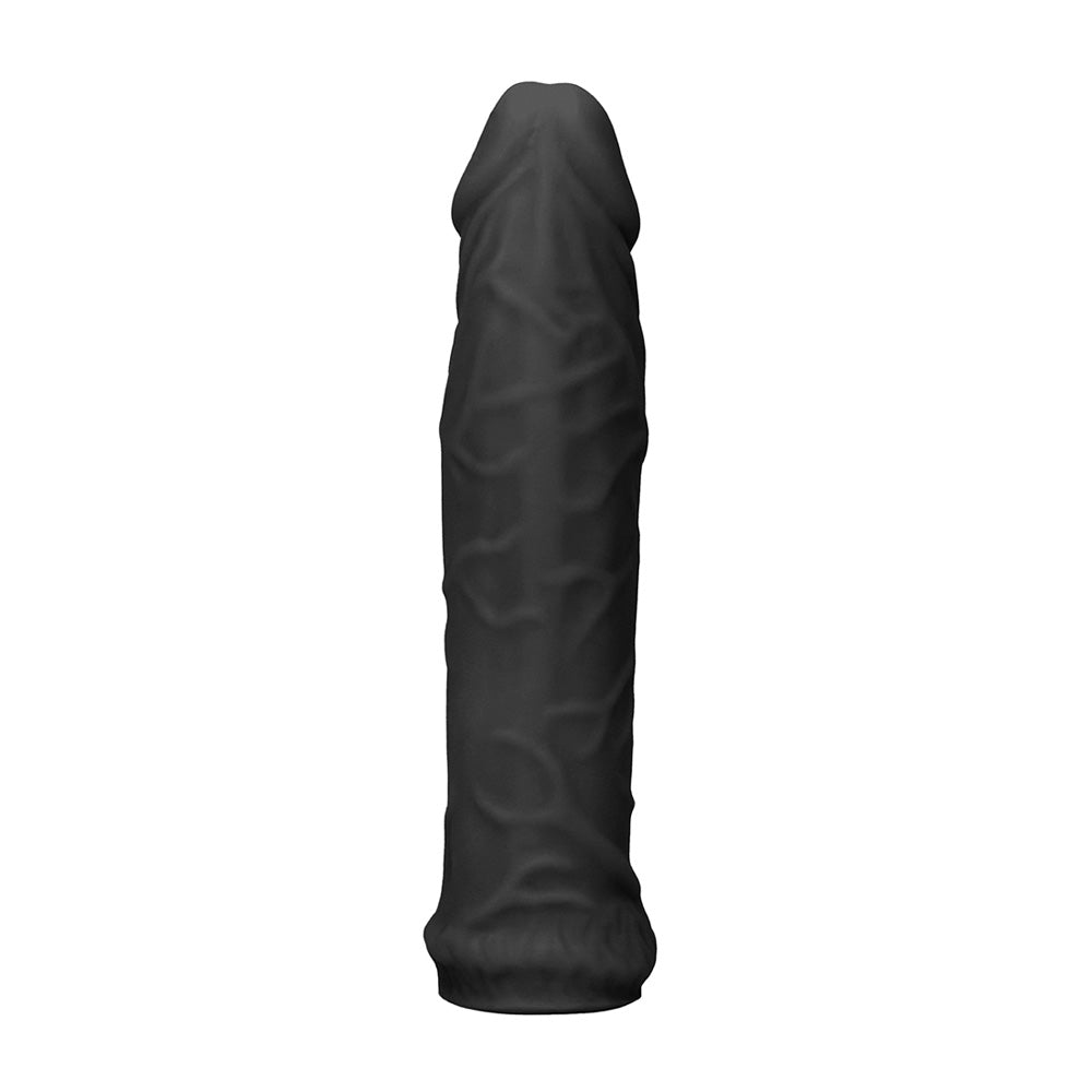 Realrock Penis Sleeve 6" Black | 7423522550540 | Available at EroticWarehouse.com