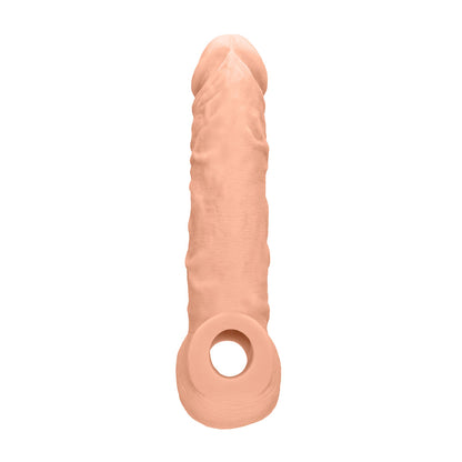 Realrock Penis Sleeve 8" Flesh | 7423522550588 | Available at EroticWarehouse.com
