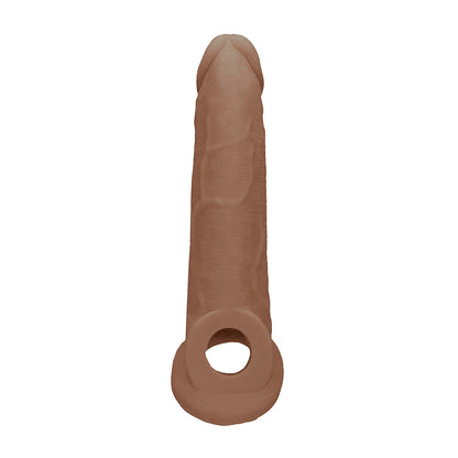 Realrock Penis Sleeve 9" Tan | 7423522551523 | Available at EroticWarehouse.com