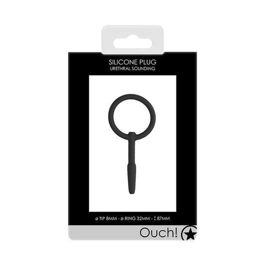 Urethral Sounding Silicone Plug 8MM/32MM/87MM | 7423522552506 | Available at EroticWarehouse.com