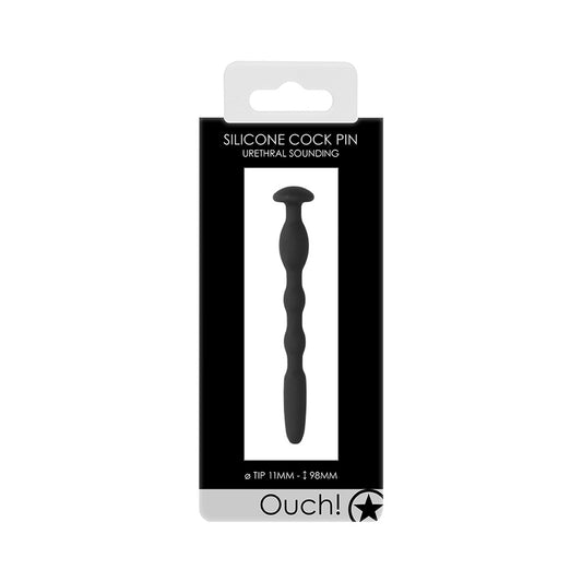 Urethral Sounding Silicone Cock Pin 11MM/98MM | 7423522552537 | Available at EroticWarehouse.com