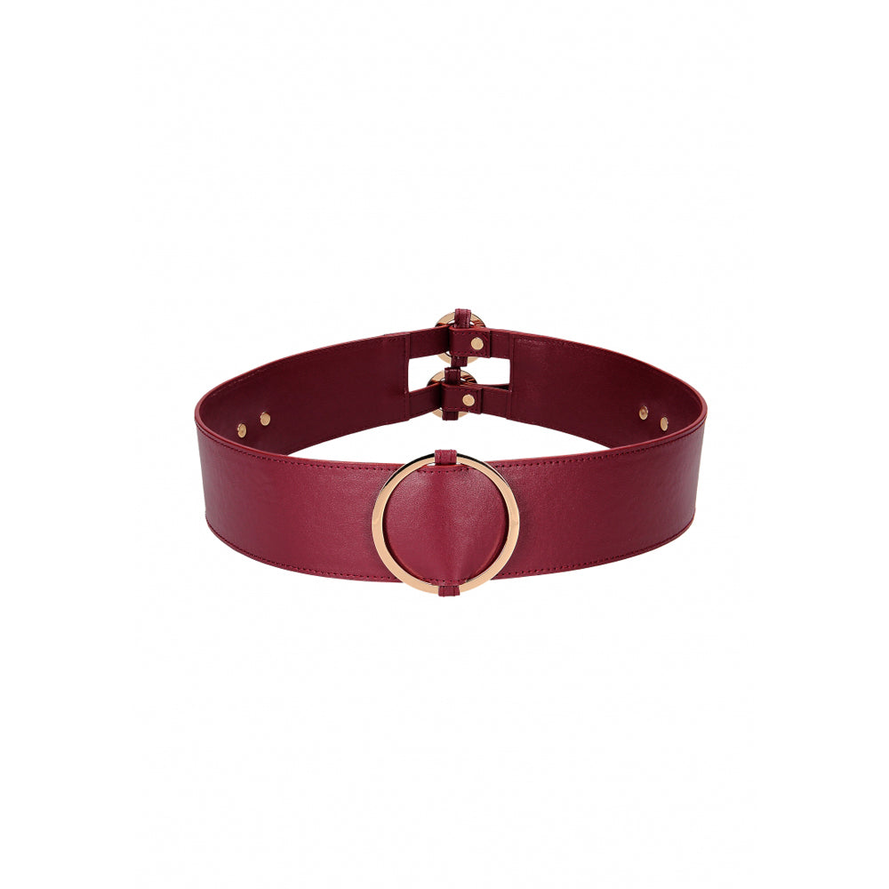 Ouch! Halo Waist Belt L/Xl Burgundy | 7423522559574 | Available at EroticWarehouse.com