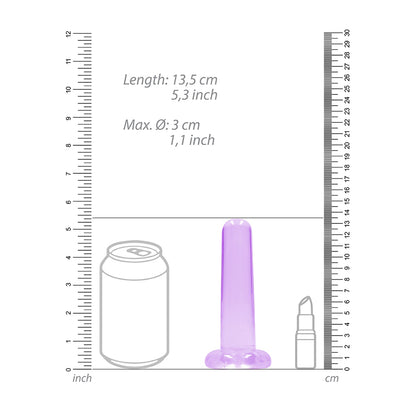 Non Realistic Dildo With Suction Cup 5.3" Purple | 7423522579510 | Available at EroticWarehouse.com