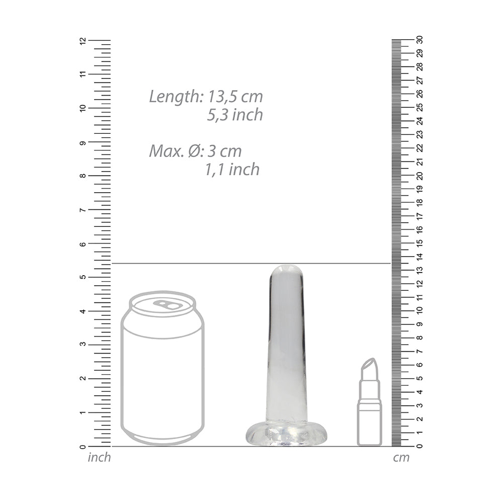 Non Realistic Dildo With Suction Cup 5.3" Transparent | 7423522579534 | Available at EroticWarehouse.com