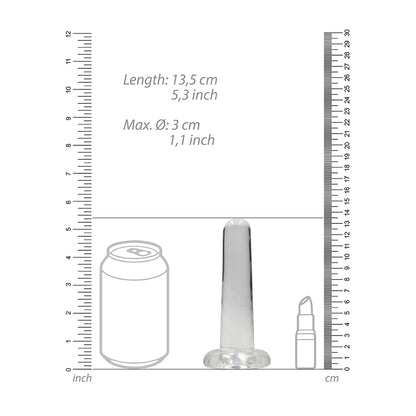 Non Realistic Dildo With Suction Cup 5.3" Transparent | 7423522579534 | Available at EroticWarehouse.com