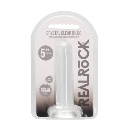 Non Realistic Dildo With Suction Cup 5.3" Transparent | 7423522579534 | Available at EroticWarehouse.com