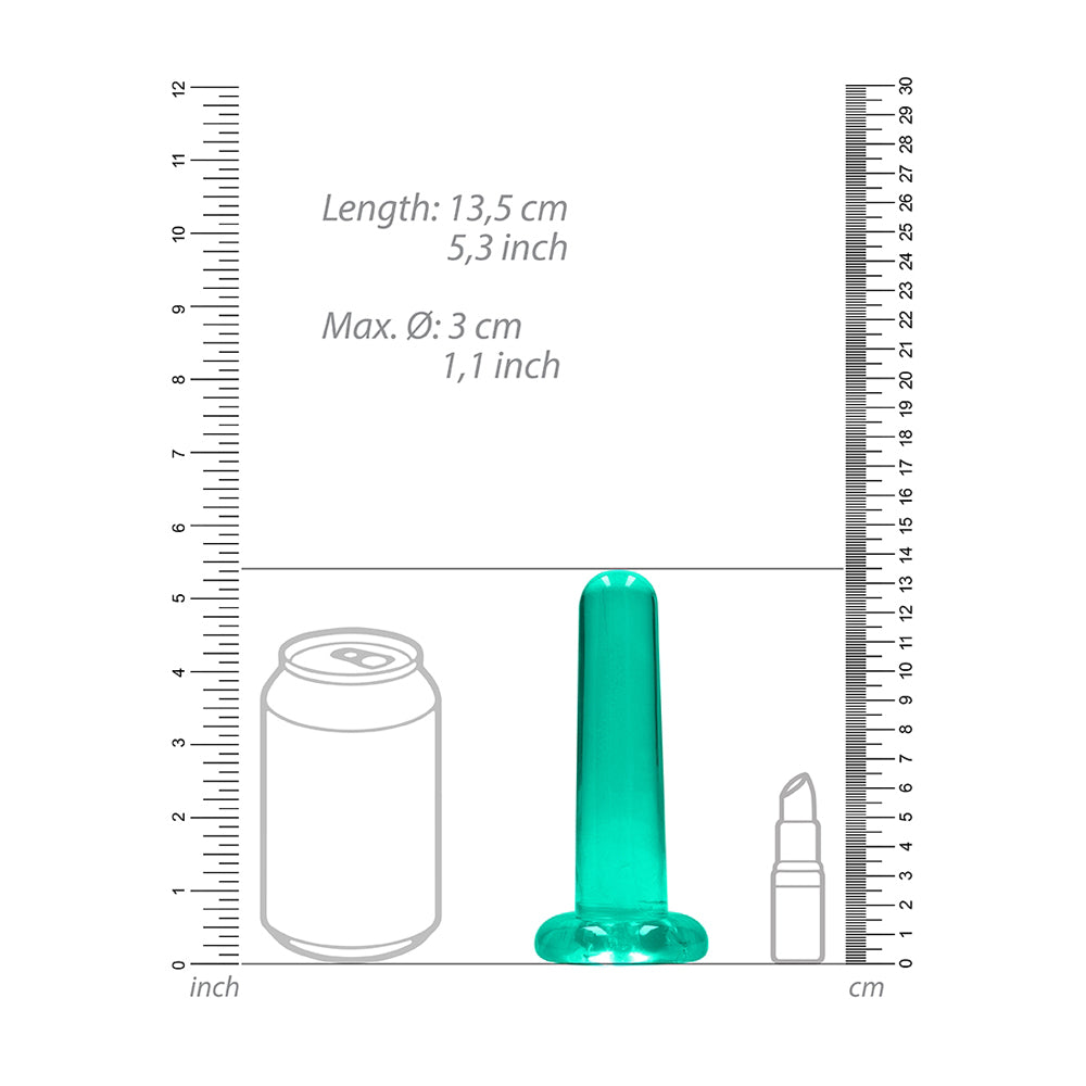 Non Realistic Dildo With Suction Cup 5.3" Turquoise | 7423522579558 | Available at EroticWarehouse.com
