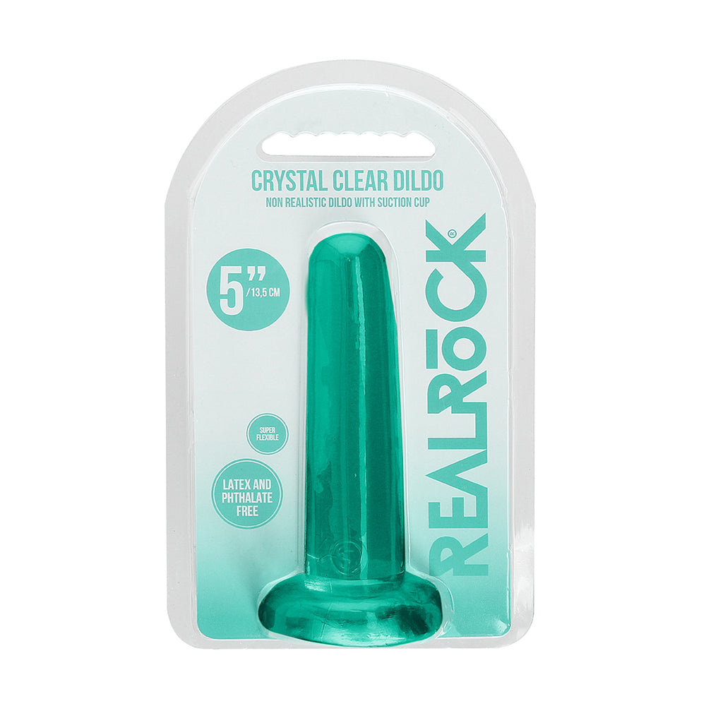 Non Realistic Dildo With Suction Cup 5.3" Turquoise | 7423522579558 | Available at EroticWarehouse.com