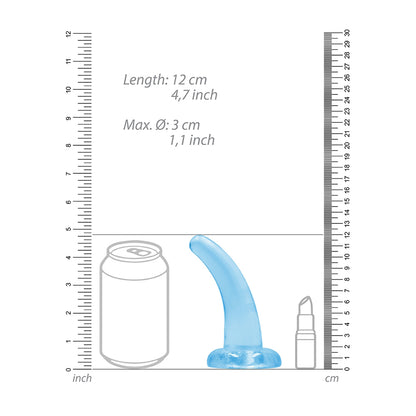 Non Realistic Dildo With Suction Cup 4.5" Blue | 7423522579596 | Available at EroticWarehouse.com