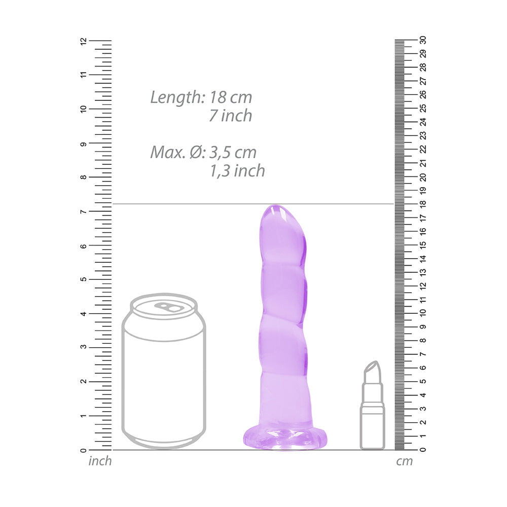 Non Realistic Dildo With Suction Cup 7" Purple | 7423522580523 | Available at EroticWarehouse.com