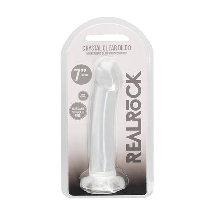 Non Realistic Dildo With Suction Cup 6.7" Transparent | 7423522581520 | Available at EroticWarehouse.com