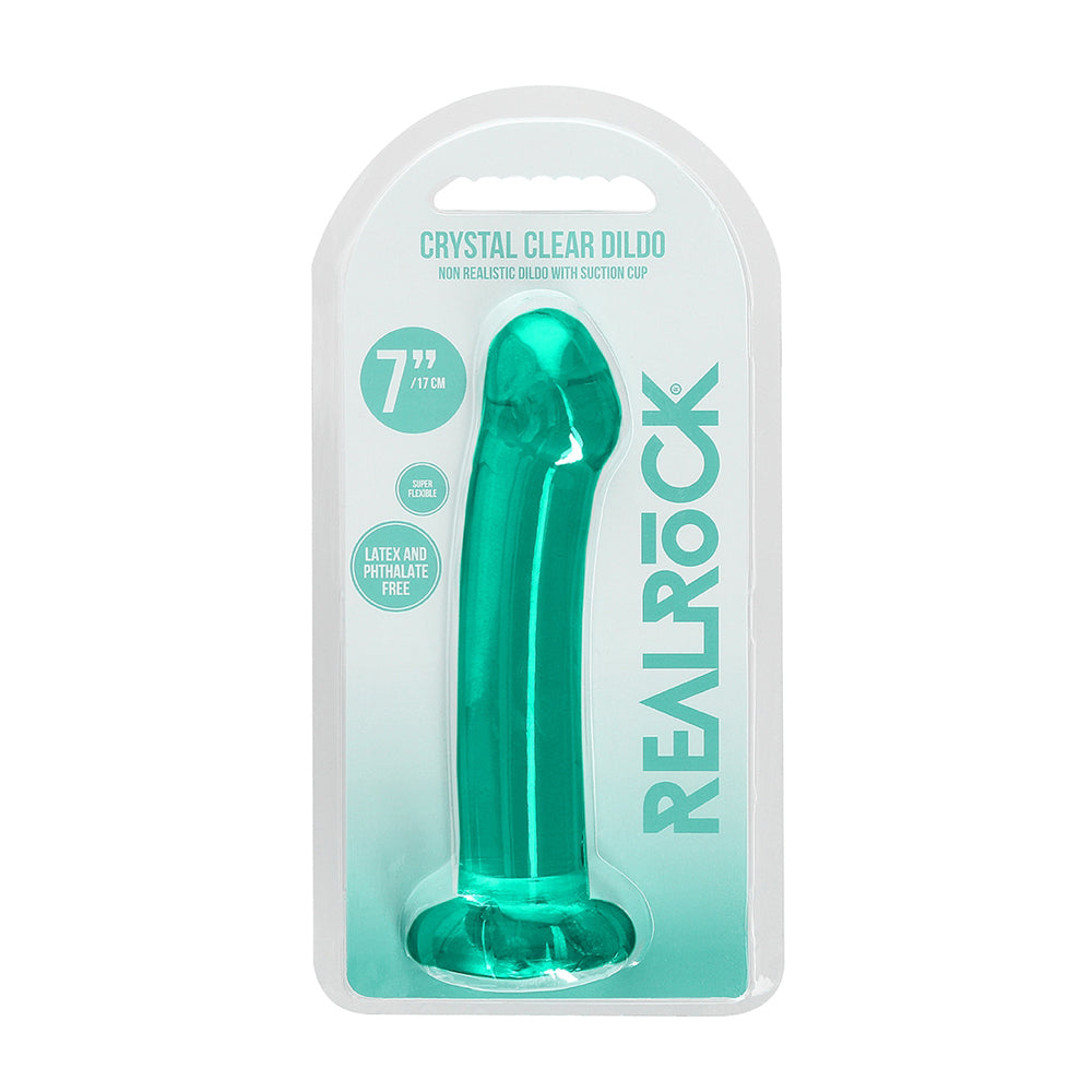 Non Realistic Dildo With Suction Cup 6.7" Turquoise | 7423522581544 | Available at EroticWarehouse.com