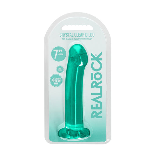 Non Realistic Dildo With Suction Cup 6.7" Turquoise | 7423522581544 | Available at EroticWarehouse.com