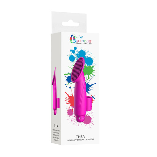 Luminous Thea Abs Bullet With Silicone Sleeve 10-Speeds Fuchsia | 7423522591529 | Available at EroticWarehouse.com