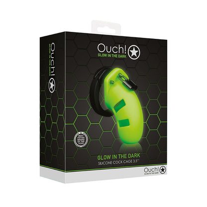 Ouch! Model 20 Cock Cage 3.5" Glow In The Dark | 7423522638699 | Available at EroticWarehouse.com