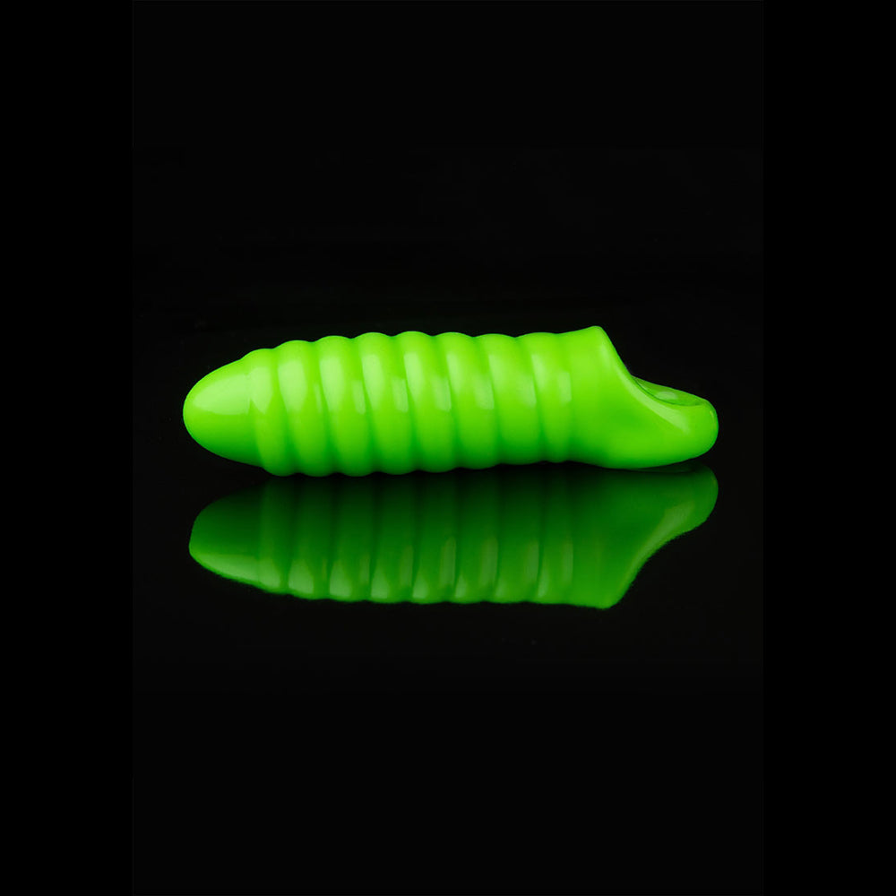 Ouch! Swirl Thick Stretchy Penis Sleeve Glow In The Dark | 7423522640647 | Available at EroticWarehouse.com