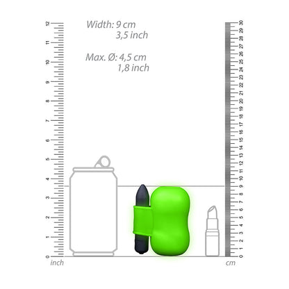 Ouch! Vibrating Masturbator Glow In The Dark | 7423522640685 | Available at EroticWarehouse.com
