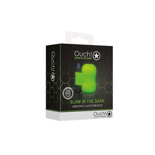 Ouch! Vibrating Masturbator Glow In The Dark | 7423522640685 | Available at EroticWarehouse.com